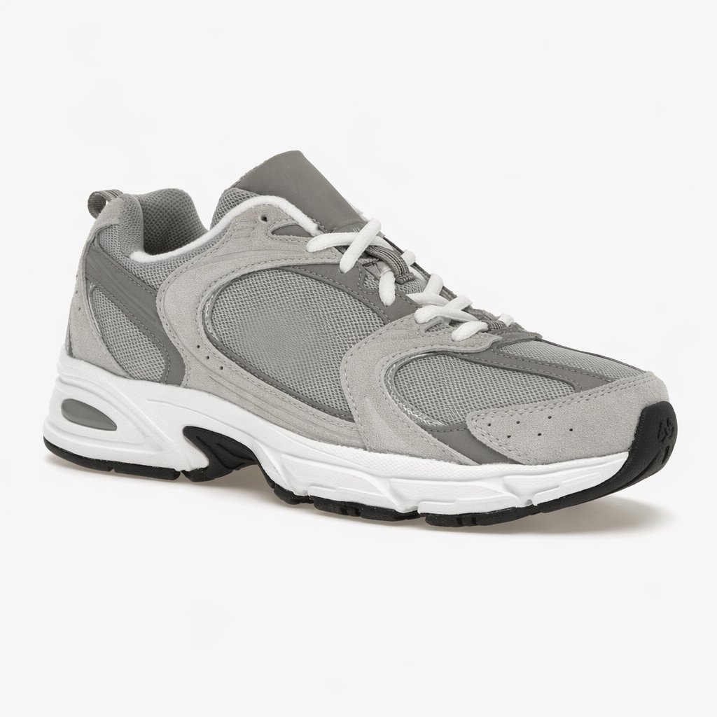 Retro Mesh Runner · Rain Cloud Grey