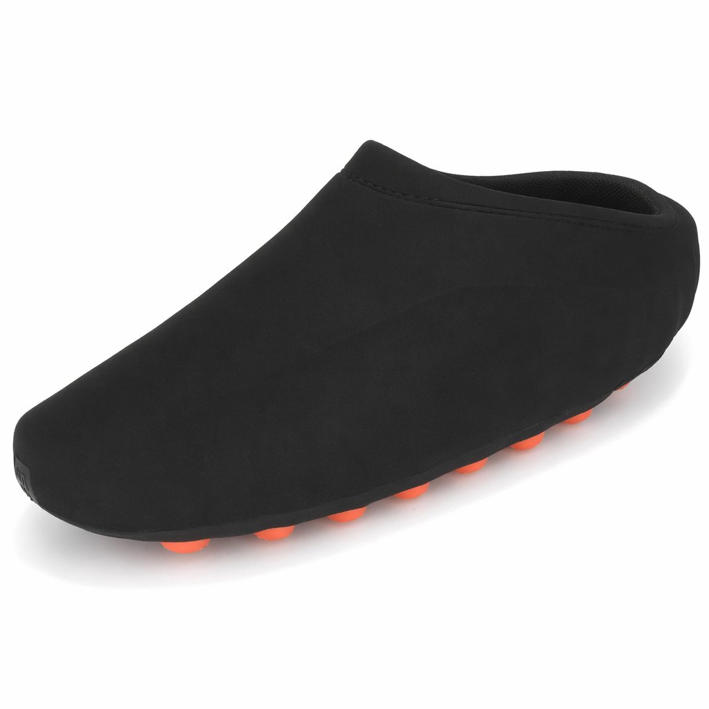 Cushioned Slide Sandal · Black/Chrome