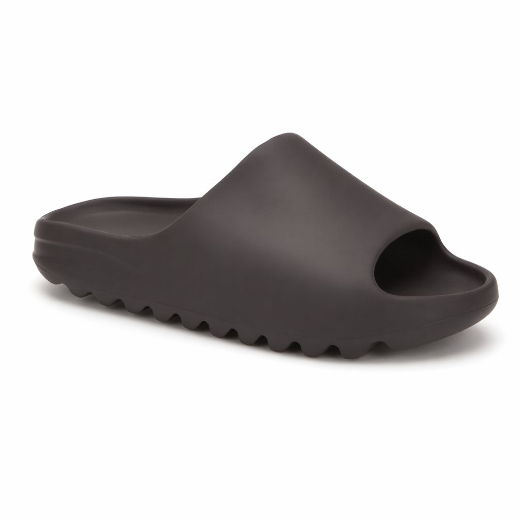 Sculpted Slide Sandal · Soot