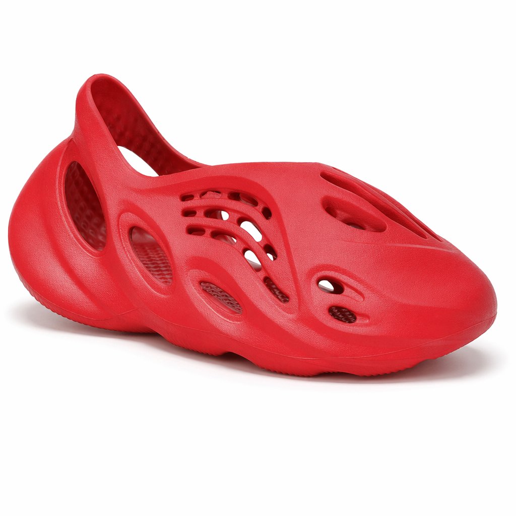 Sculpted Foam Clog Runner · Vermillion