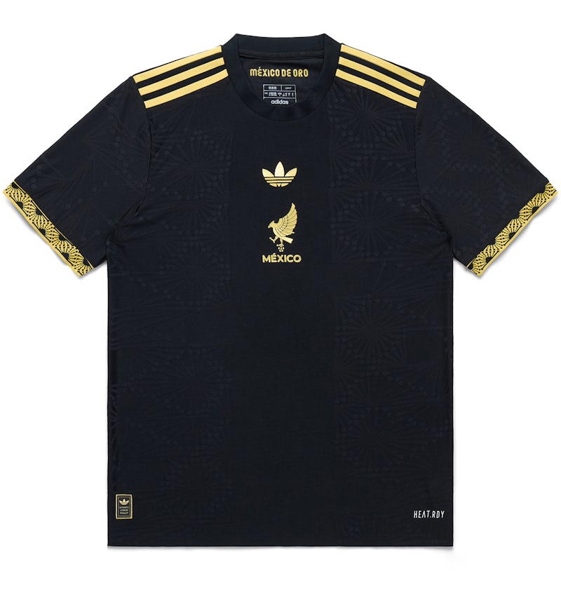 adidas Mexico Gold Jersey Black