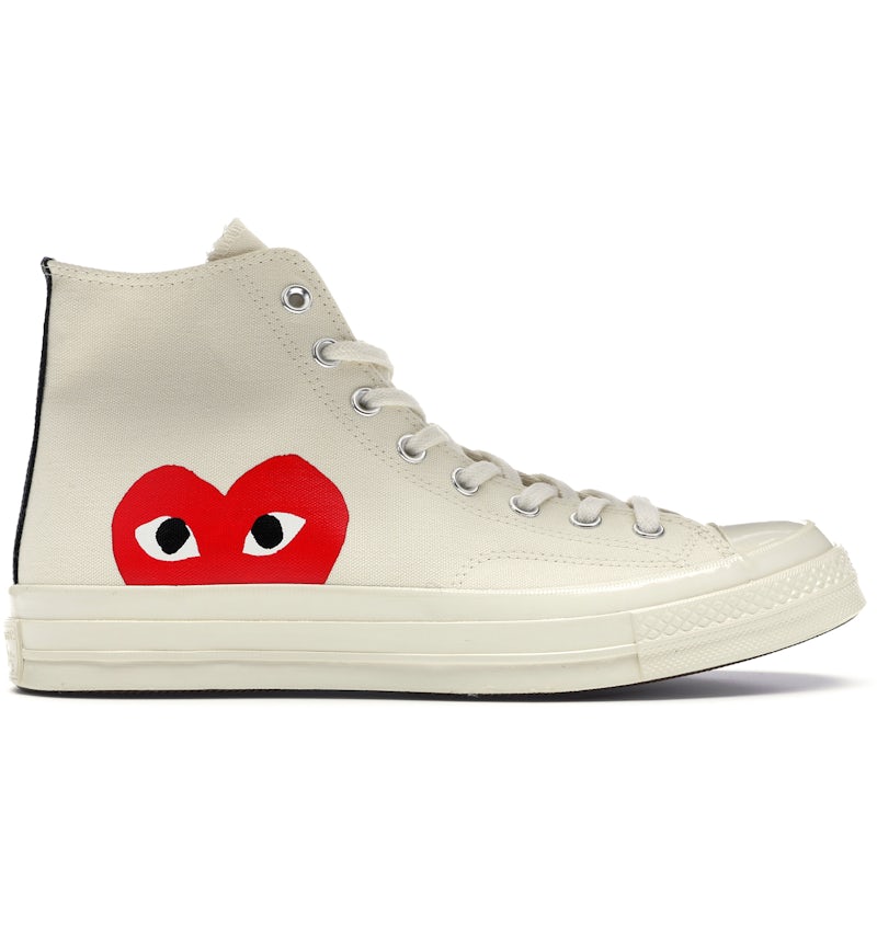 Converse Chuck Taylor All Star 70 Hi Comme des Garcons PLAY White