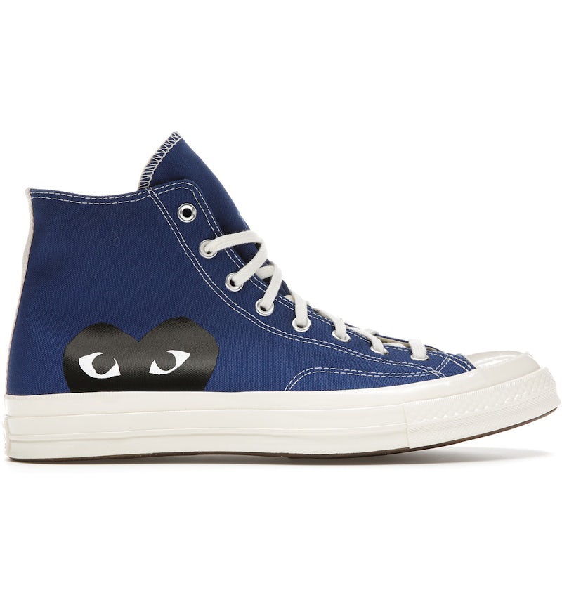 Converse Chuck Taylor All Star 70 Hi Comme des Garcons PLAY Blue Quartz
