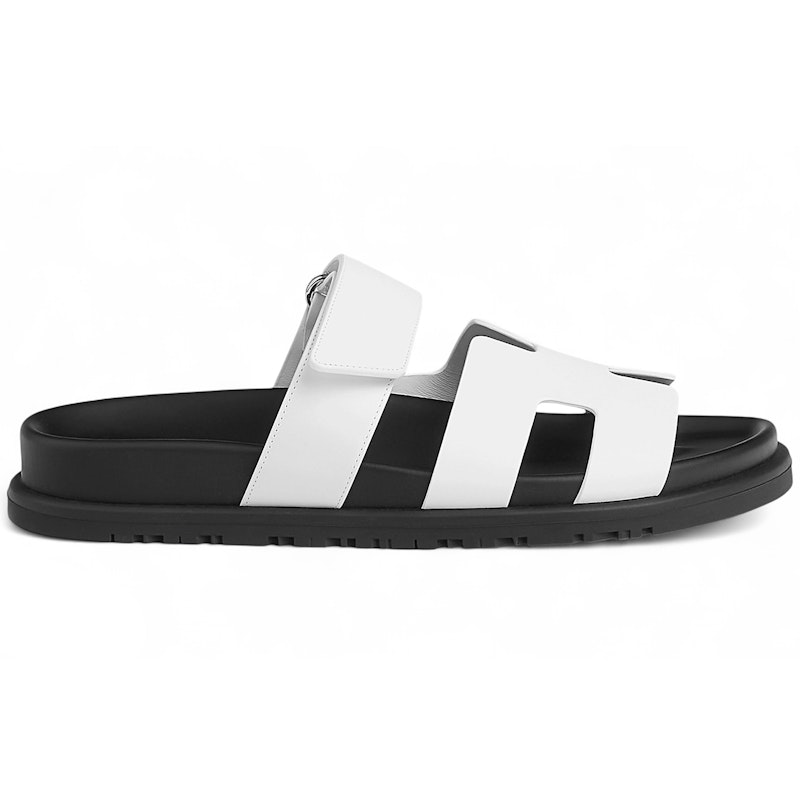 Hermes Chypre Sandal Blanc Calfskin (Women's)