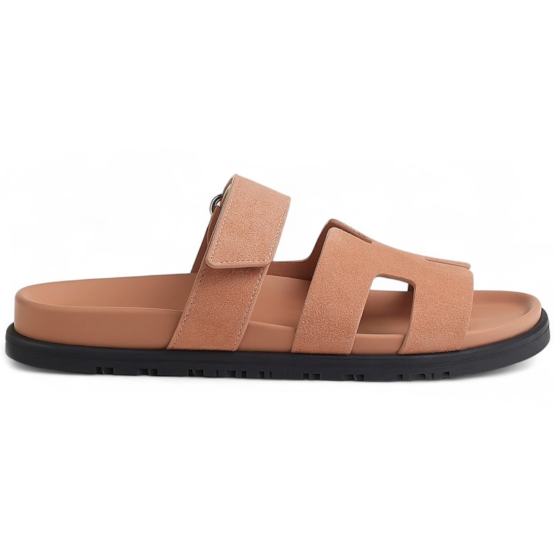 Hermes Chypre Sandal Nude Suede Goatskin (Women's)