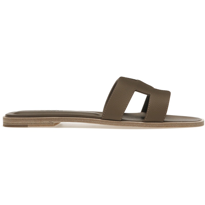 Hermes Oran Sandal Etoupe Epsom Leather