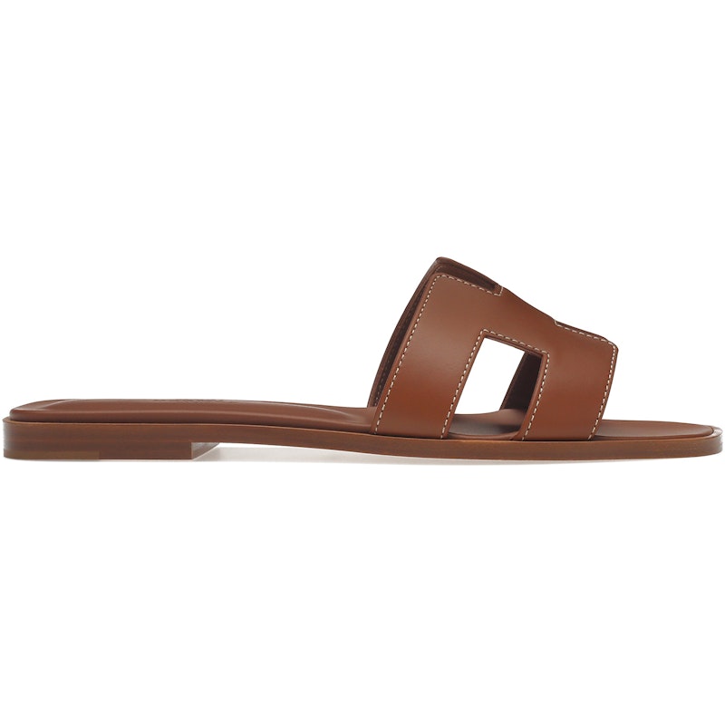 Hermes Oran Sandal Gold Box Calfskin Leather