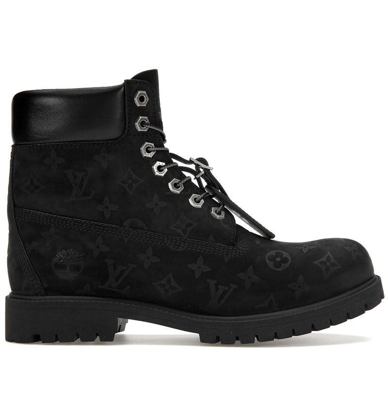 Louis Vuitton Timberland 6" Ankle Boot Black Monogram