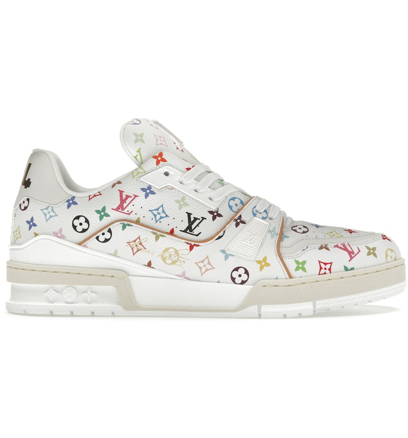 Louis Vuitton LV Trainer Takashi Murakami White