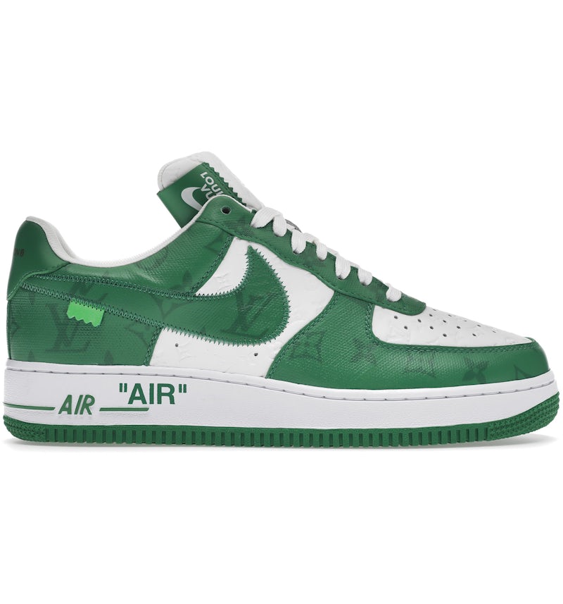 Louis Vuitton Nike Air Force 1 Low By Virgil Abloh White Green