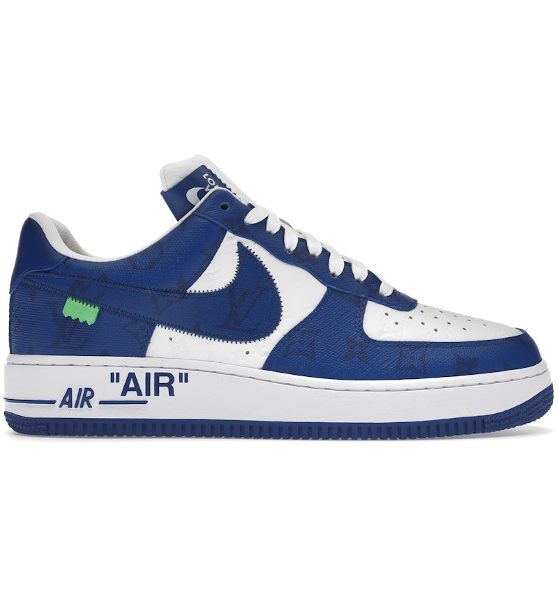 Louis Vuitton Nike Air Force 1 Low By Virgil Abloh White Royal