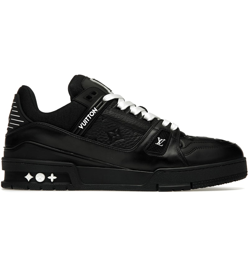 Louis Vuitton Trainer Black Embossed Monogram