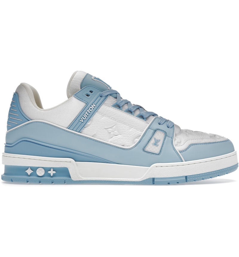 Louis Vuitton Trainer Low White Sky Blue