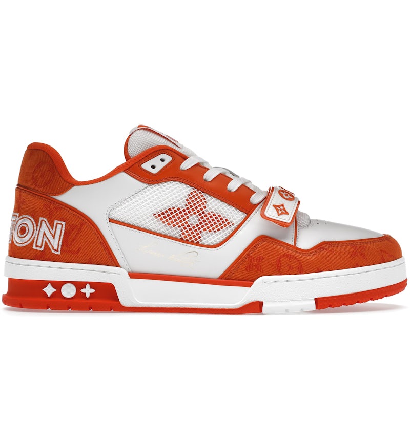 Louis Vuitton Trainer Monogram Denim Orange