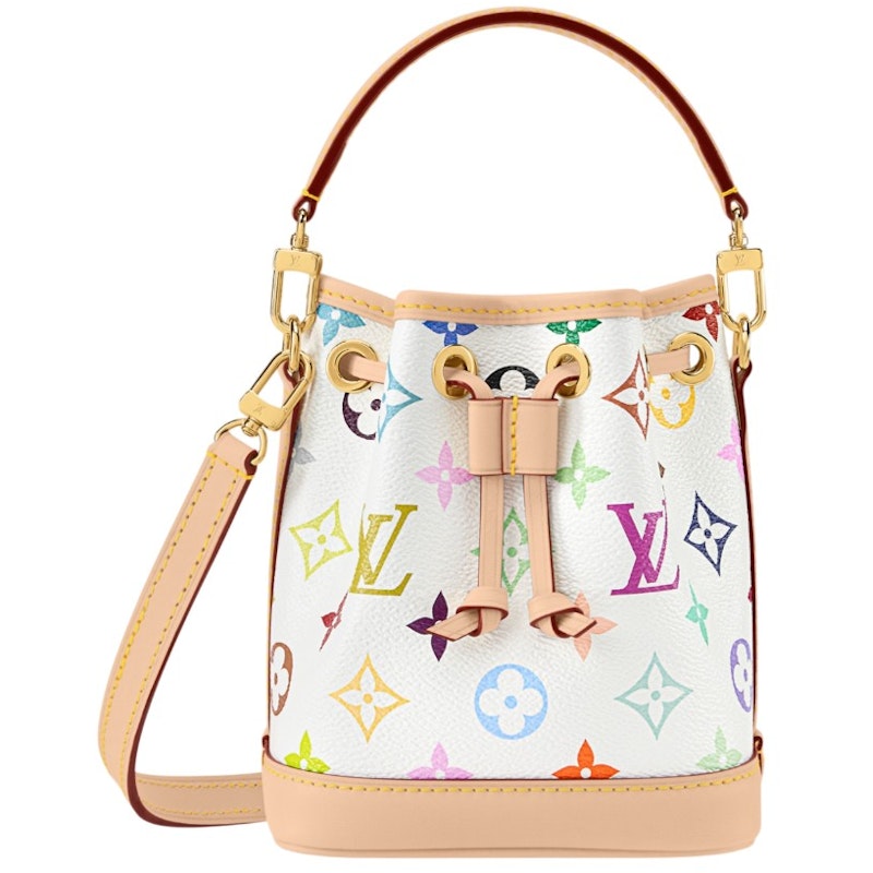 Louis Vuitton x Takashi Murakami Nano Noe Multicolor White