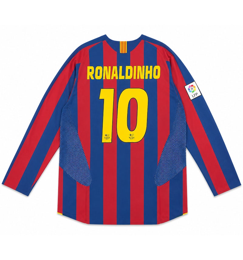 Nike FC Barcelona Re-Issue 2005/06 Ronaldinho #10 Home Jersey Multicolor