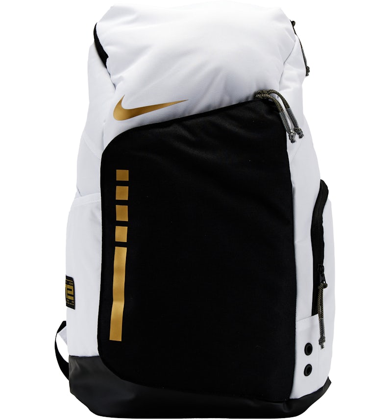 Nike Hoops Elite 32L Backpack White/Gold/Black