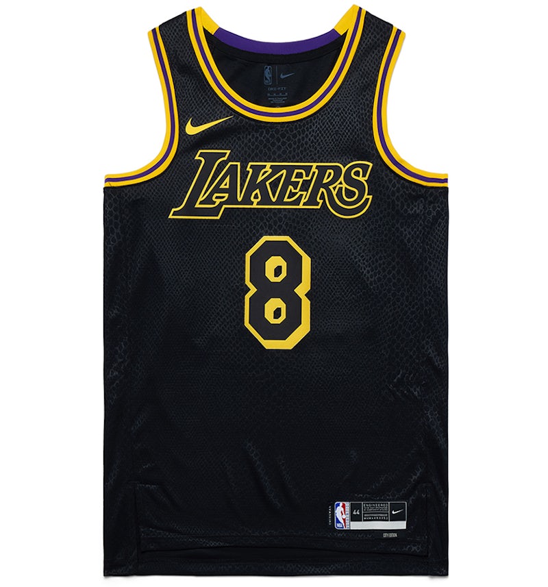 Nike Kobe Mamba Mentality Los Angeles Lakers City Edition Swingman Jersey (FW23) Black