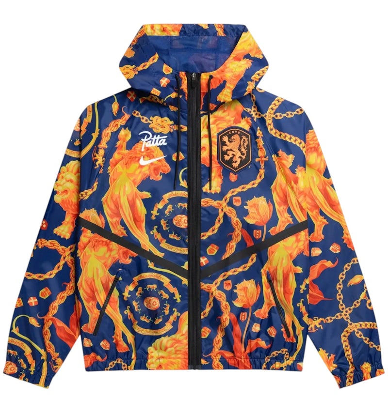 Nike x Patta KNVB Anthem Jacket Orange/Navy