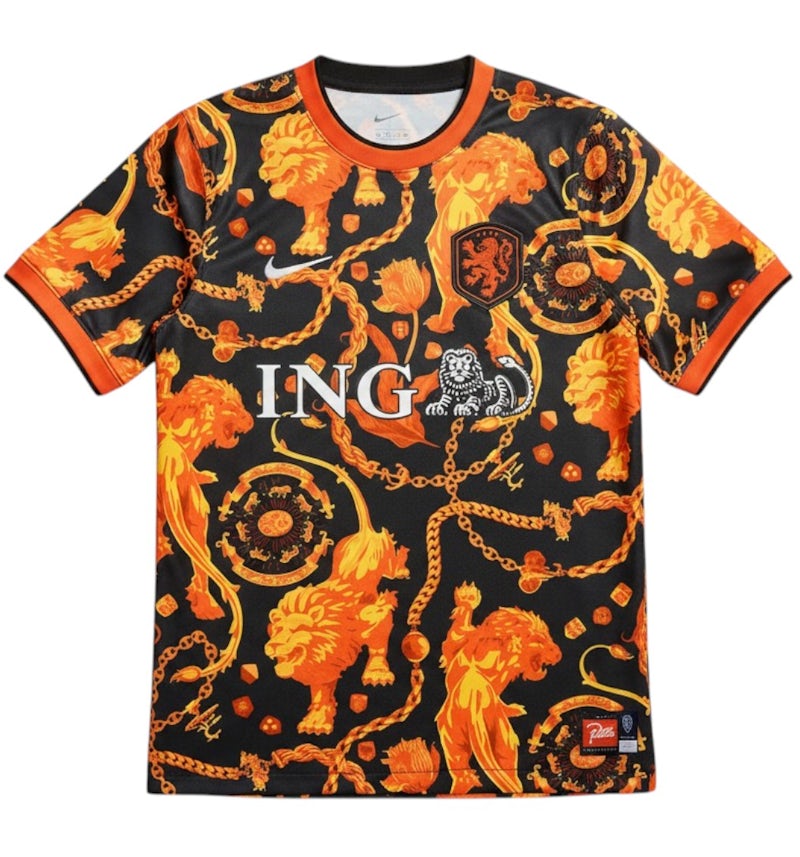 Nike x Patta Netherlands Academy Pro Lion Jersey Black/Orange